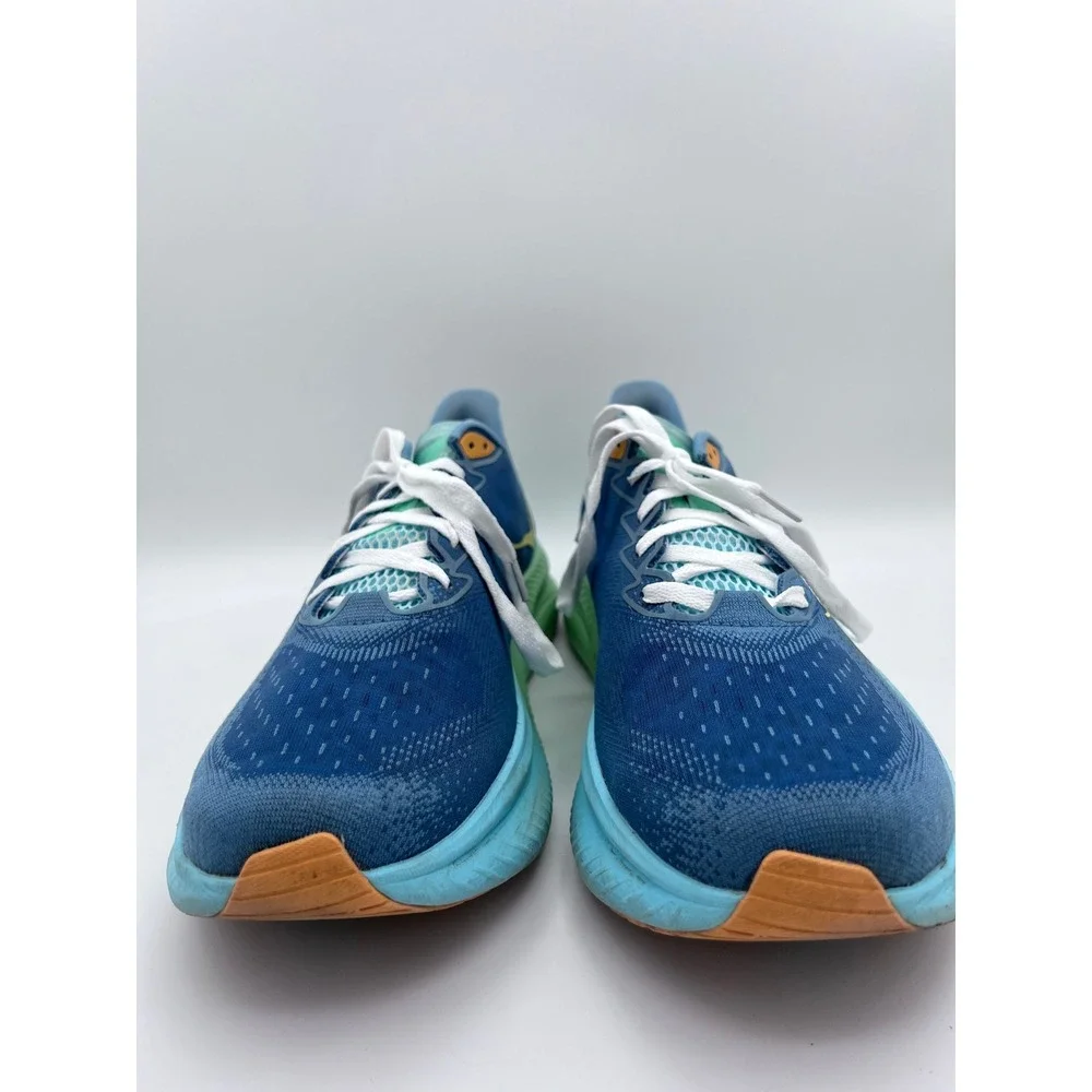 Hoka Mach 6 Mens‎ Running Shoes Blue Green Athletic Sneakers 1147790 DDW Sz 11.5